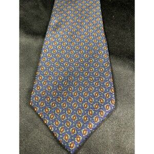 Polo Ralph Lauren Tie‎ Geometric Blue Red Green Yellow L:56” W3.75”